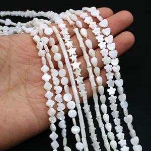 Natuurlijke zoetwater schelpkralen in diverse vormen voor DIY-sieraden maken