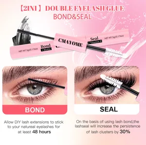 Detail van de 2-in-1 Bond en Seal wimperlijm met Biotine en Vitamine E