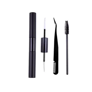 DIY Wimpernverlängerungs-Set mit doppelseitigem Kleber, Pinzette und Wimpernbürstchen