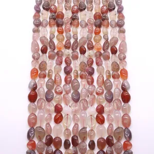 Natuursteen Onregelmatige Agaat Kralen Voor DIY Sieraden Maken Gepolijste Vrije Vorm Losse Kralen 10-12mm Rode Karneol