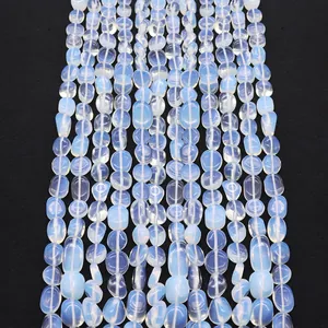 Pierre Naturelle Opalite Perles en Vrac Irrégulier Poli Translucide Perles pour DIY Fabrication de Bijoux Accessoires