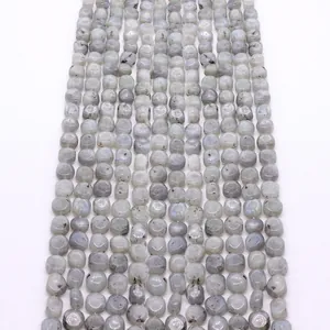 Natural Irregular Labradorite Loose Beads For DIY Jewelry Making Polished Grey Flash Stone Nugget Beads Jewelry Findings