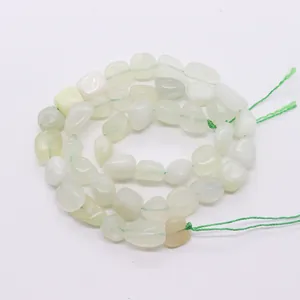 Perles d'aventurine verte irrégulières naturelles pour création de bijoux DIY