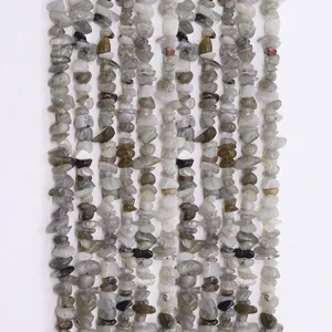 Frammenti di Pietra Irregolari di Labradorite Naturale Perline Sciolte Per Creazione Gioielli Fai da Te Accessori in Pietra
