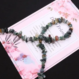 Natural irregular Indian agate stone beads strand for DIY jewelry making