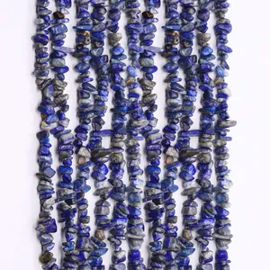 Natürliche Lapislazuli Unregelmäßige Steinperlen Gebohrte Chips Lose Perlen Für DIY Schmuckherstellung Halskette Armband Zubehör