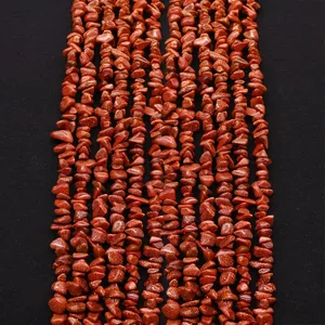 Natural Stone Goldstone Irregular Chips Loose Beads Strand For DIY Jewelry Making Accessories Baroque Style Polished Stone