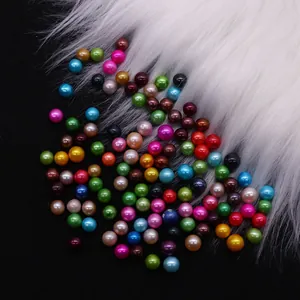 Lustrous multi-colored freshwater pearls in pink blue and purple for DIY jewelry making