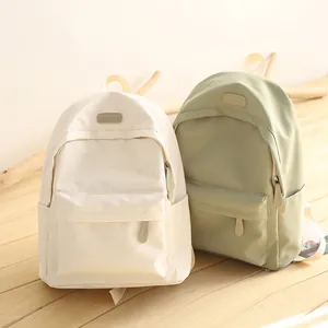 Waterproof Oxford Cloth Backpack Large Capacity School Backpack For Junior High University Students Simple Casual Daypack