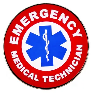 EMT Τεχνικός Επειγόντων Περιστατικών Αστέρι της Ζωής Καρφίτσα Μπλε Μεταλλικό Κράμα Σήμα για Παραϊατρικό Προσωπικό Γιατρό Νοσηλευτή