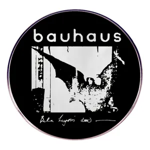 Broche Vintage Punk Bauhaus Band Bela Lugosi's Dead Badge Rond En Alliage Pour Fans Musique Gothique Accessoire Unisexe Épingle