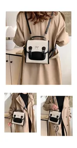 Retro canvas backpack shown as a handbag, shoulder bag, and rucksack for travel