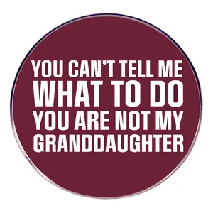 Lustige Runde Legierung Brosche Mit Humorvollem Englischem Slogan Burgund Metall Abzeichen Pin Für Tägliche Dekorative Schmuck Geschenk
