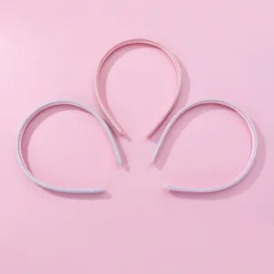 Ensemble de trois serre-têtes pailletés pour filles en rose, violet et argent