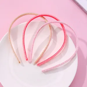 Serre-têtes Brillants à Paillettes pour Enfants Bandeau en Tissu Doux pour Filles Fête École Quotidien Accessoires Cheveux