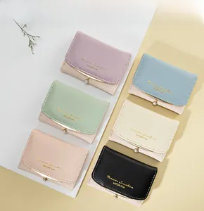 Six colorful leather wallets with pearl pendants and Forever Sunshine golden lettering