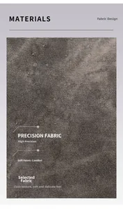 Vue macro du tissu croisé gris de haute précision montrant une texture souple