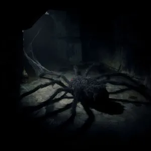 Halloween Giant Black Plush Spider Decoration Scary Furry Spider Prop For Outdoor Indoor Haunted House Party Layout