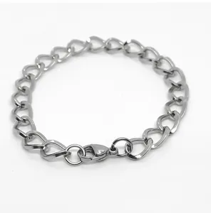 Stainless Steel Cuban Link Chain Necklace Bracelet For Men Women Hip Hop Punk Streetwear Jewelry Gold Silver Tone Jewelry