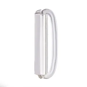 Polierte silberne 10mm Metallschnalle und D-Ring Verbinder für DIY Armband Zubehör