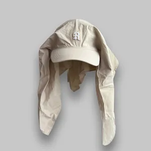Women Quick Dry Sun Protection Baseball Cap With Neck Flap Embroidered Letter R Outdoor Summer Hiking Travel Bandana Hat