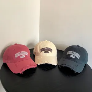 Casquettes de baseball vintage usées avec broderie Junglerabbit en plusieurs couleurs