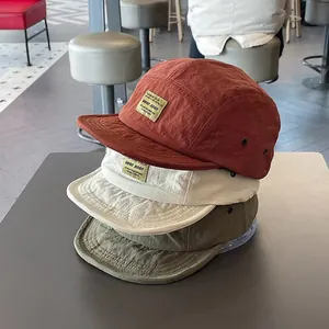 Casquette Camper de Style Japonais Séchage Rapide Respirant Hommes Femmes Polyester Soft Top Casquette de Baseball Protection Solaire Extérieure