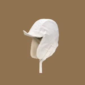 Cappello da aviatore invernale con fodera in pile e paraorecchie per il freddo