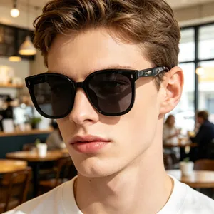 Oversized Polarized Sunglasses Fashion Square TR Metal Frame UV400 Protection Outdoor Driving Fishing Eyewear Women Men