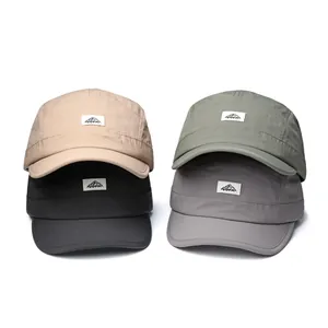 Nuovo Cappellino da Baseball 5 Pannelli ad Asciugatura Rapida Estivo per Uomo Donna Sport all'Aperto Traspirante Casual Ala Corta Cappello Camper Con Patch Montagna