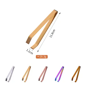 304 stainless steel kitchen tweezers in multiple colors for fish bones and poultry hair