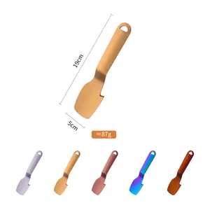 Stainless steel pomelo peeler set in multiple colors with 19cm length and hanging hole