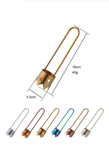 Détail du vide-pomme en acier inoxydable 304 en diverses couleurs métalliques