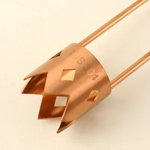 Vide-pomme en acier inoxydable 304 couleur bronze avec design de couronne évidée