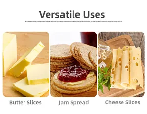 Versatile cheese spreader tool for cutting butter, spreading jam, and slicing cheese