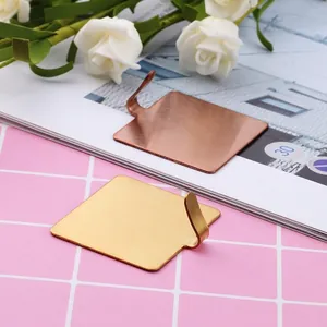 Modern brushed stainless steel wall hooks in gold and copper finish for home organization