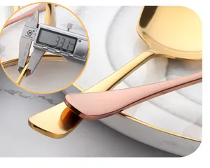 Detailed close-up showing 3.31mm thickened stainless steel handle with mirror polish finish