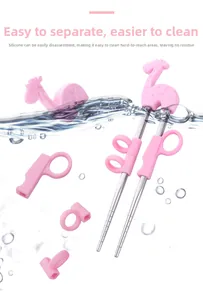 Piezas desmontables de palillos de aprendizaje en agua para una limpieza profunda