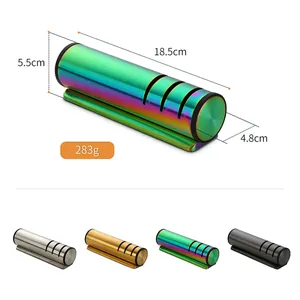 Manual 3-stage cylindrical knife sharpener in metal finishes for kitchen tool maintenance