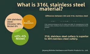 Tableau comparatif des propriétés de l'acier inoxydable 316L et 304 pour les baguettes