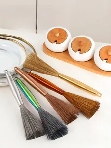 Close-up of SUS304 stainless steel kitchen brushes in gold, silver and rose gold colors