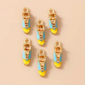 Κράμα Ψευδαργύρου Sneaker Charms με Στάξιμο Λαδιού για DIY Κατασκευή Κοσμημάτων Σκουλαρίκια Κολιέ Μπρελόκ Μίνι Παπούτσια Μενταγιόν Αξεσουάρ
