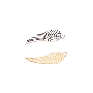 DIY legering engel vleugel hangers in vintage zilver en goud voor sieraden maken