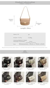 Detailed size specifications and material chart for the vintage crocodile pattern saddle bag