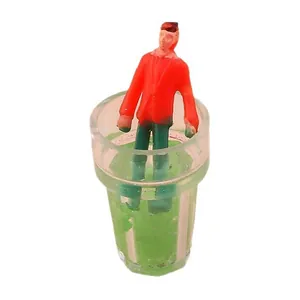 Figura miniatura en taza de resina para casa de muñecas y decoración de micro paisajes