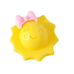 Cute cartoon resin sun accessories for DIY phone cases and jewelry making crafts