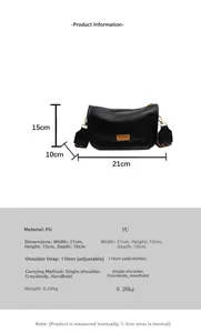 Detailed size specifications for the vintage Boston bag with leopard print strap accents