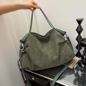 Large Capacity Tote Bag For Women Autumn Winter Minimalist Shoulder Crossbody Bag Commuting Handbag PU Leather Hobo Bag