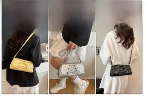 Three ways to wear this minimalist baguette bag: shoulder, crossbody, or handbag style