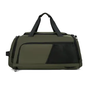 Sac de Voyage en Nylon Séparation Sec Humide Sac de Sport pour Femmes Hommes Fitness Yoga Sac de Voyage